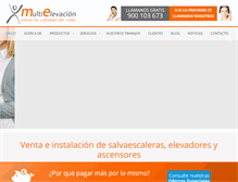 Tablet Screenshot of multielevacion.com